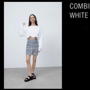 Shirt and skirt attached